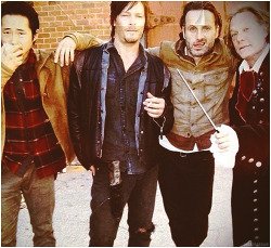 ohcrossbows-deactivated20140209:  Steven Yeun, Norman Reedus,