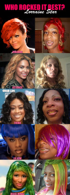 dawitom:   WHO ROCKED THE BEST HAIRDOO?  