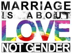 I disagree a bit. Marriage SHOULD be about love, but unfortunately,