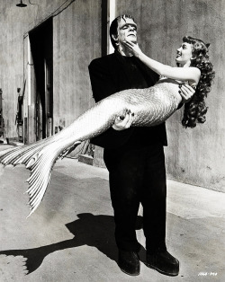  Ann Blyth in costume for Mr. Peabody and the Mermaid and Glenn