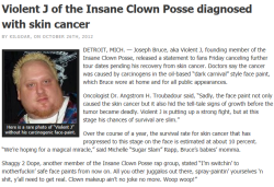 grumpyedge:  Link: Violent J diagnosed with skin cancer due to