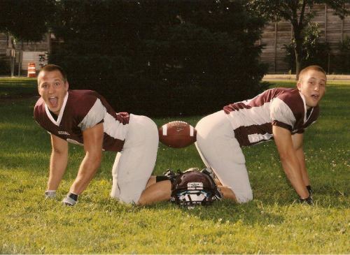 hushpuppy1980:  Guys, youâ€™re gonna learn to work as a team. Youâ€™ll crawl from one end of the stadium to the other like this. If the ball falls, you both get it up the ass. Of course, youâ€™ll have to dodge the balls weâ€™ll throw at you. We also need