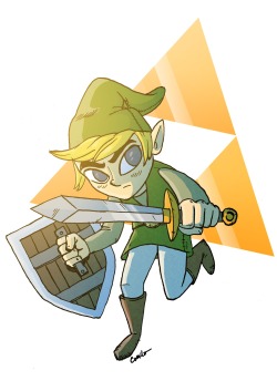 bossbattle:  Hey everyone check out this drawing of Link from