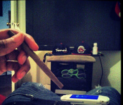 prince-sneakerhead:  Roll up twisted take a hit pass it . Blunt