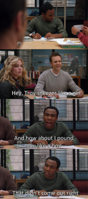 discordthedick:  thejennywoods:  My fave scene from Community