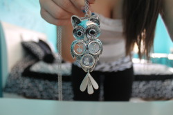 d1ckstick:  cuntfus10n:  owl necklace hehe wearing this for thanksgiving