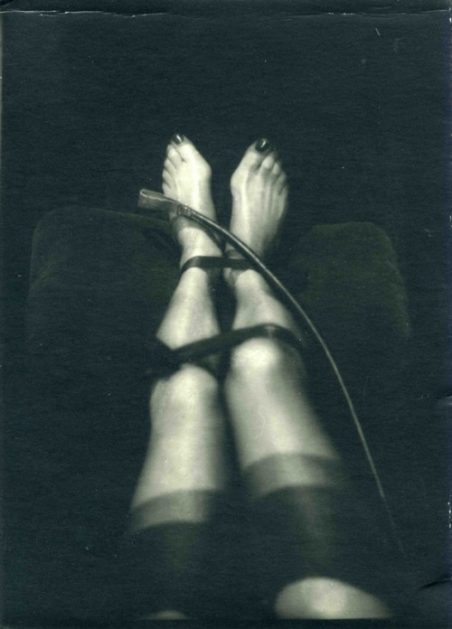 darkangelsbride:  Photo by Pierre Molinier,Â Self-portrait, 1967 