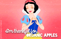 petitetiaras:  The Disney Princesses tell us what they’re thankful