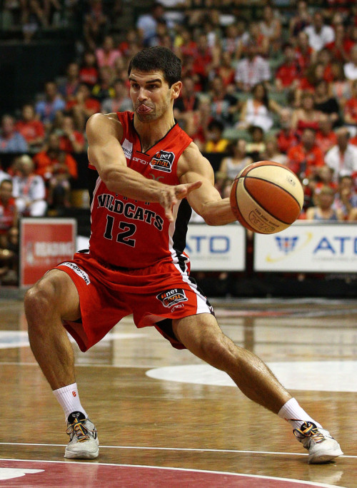Kevin Lisch, former college basketball player at SLU, now playing pro ball in the Land Down Under.