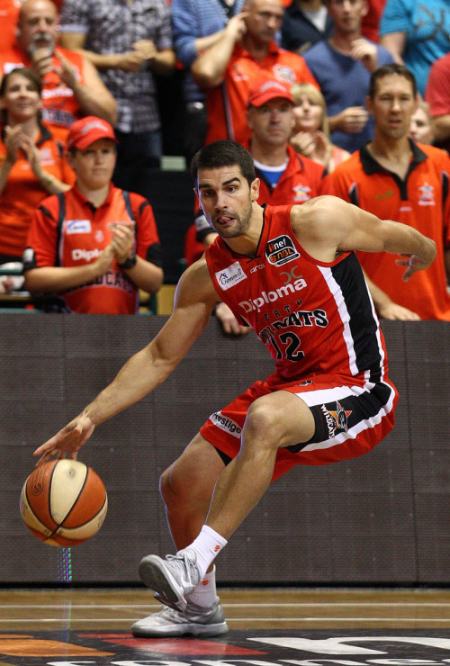 Kevin Lisch, former college basketball player at SLU, now playing pro ball in the Land Down Under.