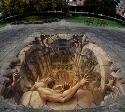 They’ve found Hell … it’s in London (awesome 3D street