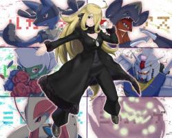 puraspokeweas:  me gusta el team de shirona , Lucario, Garchomp,