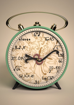 definitelydope:  My Scientific Clock (by Oncle Shanabo)