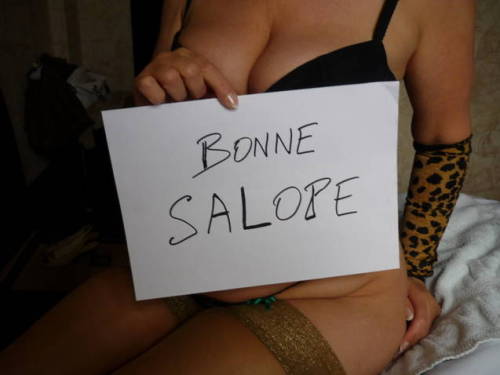 bonne salope is the french word for good slut