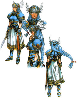 valkyrieprofile:  The Valkyrie sisters concept art