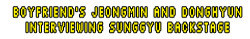 yoseobway:  When Sunggyu isn’t promoting with his members…