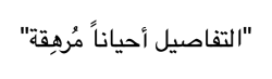 arabic-mind:  “details are sometimes, exhausting.”واسيني