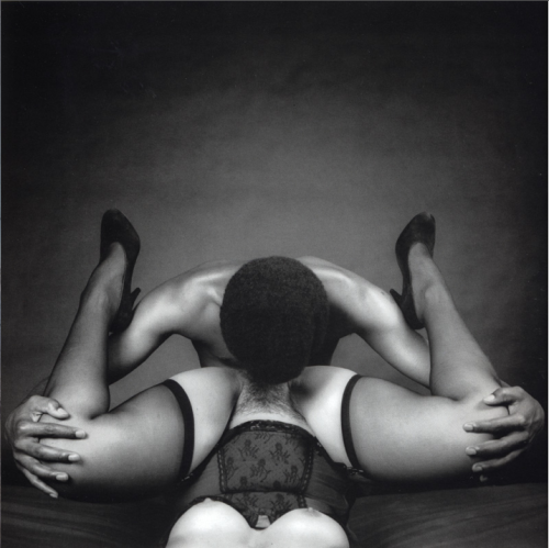 howsaucy:  Robert Mapplethorpe, Marty & Veronica1982,  gelatin silver print 