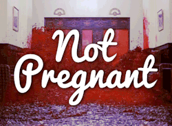 In case you were all wondering about my period this month. 