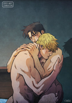 cris-art:  “Comfort”, a new Teddy and Billy drawing.