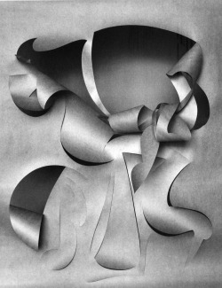 onlyoldphotography:  Frederick Sommer: Cut paper,1970  In his