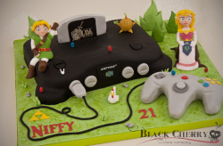 dorkly:  Unbelievable Zelda / Nintendo 64 Cake If his friends