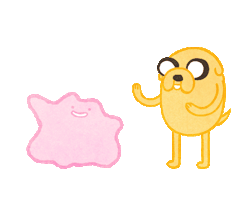 dorkly:  Jake the Dog and Ditto the Ditto “Soon, I will