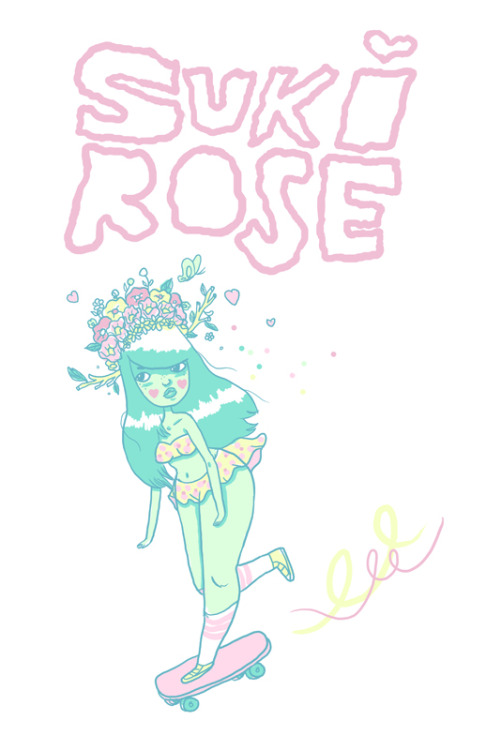 melstringer:  WIN a SUKI ROSE A4 print by reblogging this post. A winner will be drawn on Nov, 30Â 2012! Good luck! 