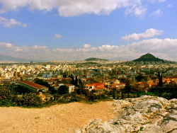 the-concourse:  The sprawl of Athens from the Acropolis. Athens,