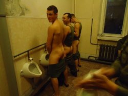 militaryassfuck:  Us Military boys do crazy things when living