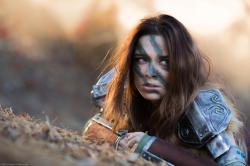 The sexy-ass Chloe Dykstra as Aela the Huntress. I very much