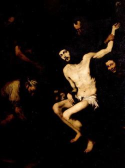 spanishbaroqueart:  Jusepe de Ribera Preparations for the Crucifixion