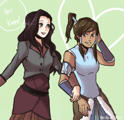 beroberos:  Saw this comic and wanted to draw a bashful Korra
