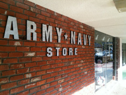 Going to the Army-Navy surplus with my fuckslave later in the