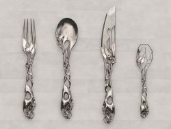 deathwishyeezuz:  Silverware by Tim Burton. Now available at