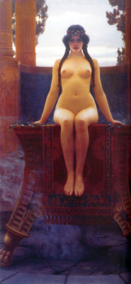 bayoread:  The Delphic Oracle by John William Godward, 1899.