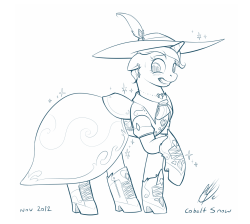 askcobaltsnow:  Classy mare - wip Dresses are really not my thing…
