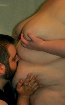 ussbbw:  Photo registering the serene, adoring love of a husband