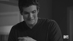  Teen Wolf Challenge Day Four: favorite gif - Isaac’s smile,