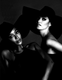 nothingpersonaluk:  Kate Moss & Naomi Campbell by Mert &