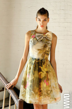 womensweardaily:  Spring 2013 Trend: Tropical Punch Red Valentino