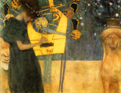 poeticasvisuais:Music  by Gustav Klimt 1895