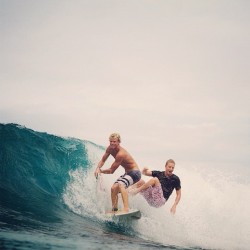 follow-the-alakai:  getpiped:  John John and Kolohe. From Surfing