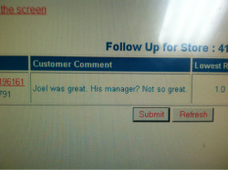 It’s funny because they didn’t know I am the manager