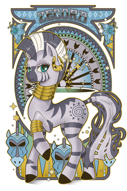 Zecora Nouveau by *hezaa Gorgeous! It’s been a while since