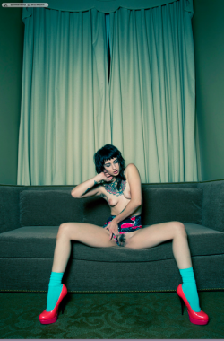 quinncornchip:  quinn cornchip by Steve PrueThe Curtain Match The Drapes now on Zivity   send me yr email for a free subscription.  