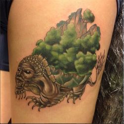 fuckyeahtattoos:  Lion Turtle from the series Avatar: The Last