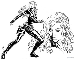 charactermodel:  Black Widow by Luke Ross [ Secret Avengers ]