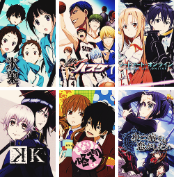 venturius:  My 6 favorite anime of 2012 ♥ 