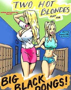 interracial-toons:  Two hot blondes  you have a very nice blog!